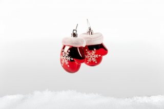 Decoratie · Handschoen kersthangers · 2 stuks