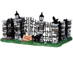 Set van 5 Decoratieve Halloween Hekken en Poorten voor Miniaturen Dorpen