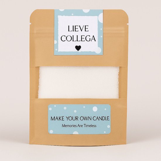 Cadeau Collega - Zelf kaars maken - DIY - Kaarszand met lontjes