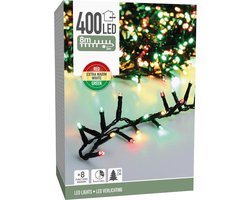 Microcluster Carnaval verlichting - 400 led - 8m - three tone traditional - Lichtfuncties -Buiten Binnen