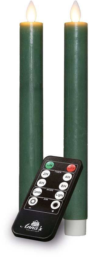 Annas collection - Dinerkaars-USB wax 23 cm jade