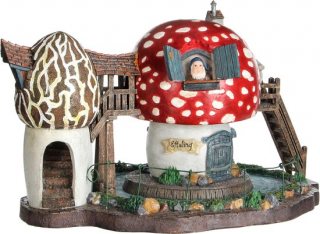 Luville Efteling Miniatuur Kabouterhuis - L29 x B19 x H18 cm