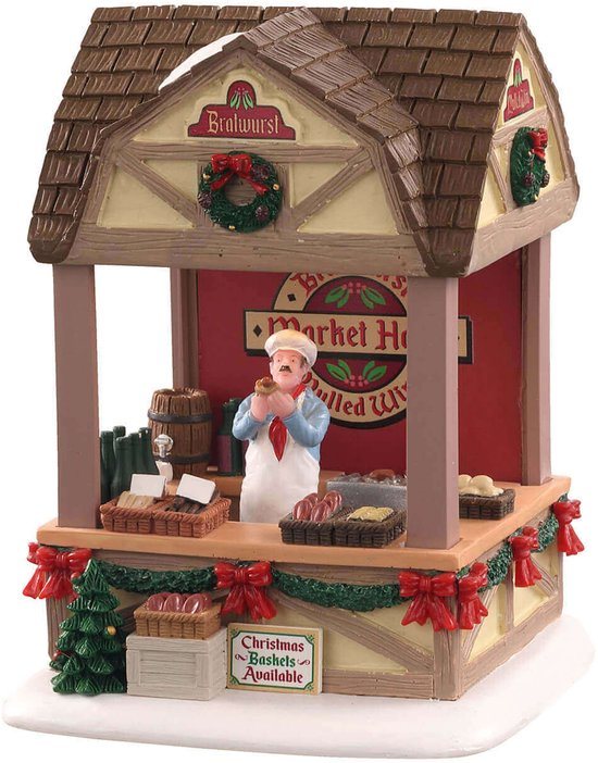 Lemax - Christmas Market Bratwurst, B/o (3v) - Kersthuisjes & Kerstdorpen
