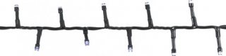 Luca Lighting kerstverlichting lichtsnoer - buiten - 370 lampjes wit - flashfunctie - 740 cm