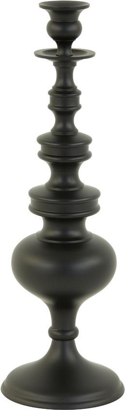 Light & Living Kandelaar Lizet - Mat zwart - Ø13cm - Modern - Metaal