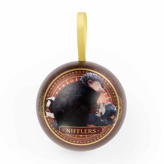The Carat Shop - Fantastic Beasts - Niffler Kerstbal - Cadeaubal met Halsketting